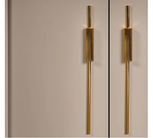 Четырехстворчатый шкаф для одежды Моника (Капучино эмаль)