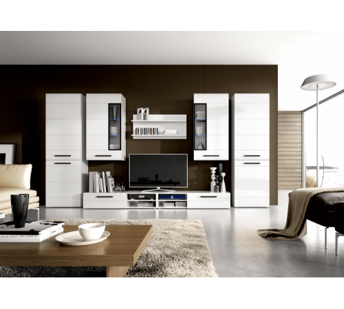 Настенная полка Кёльн-980 Белый Аляска