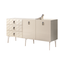 Комод для гостиной Богемия Фарфале (Bogemia Farfalle) БМКМ-4(Fa)