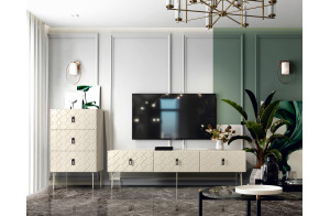 Комод для белья Богемия Фарфале (Bogemia Farfalle) БМКМ-1 (Fа)