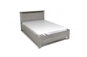 Кровать 1200  Денвер Риббек серый